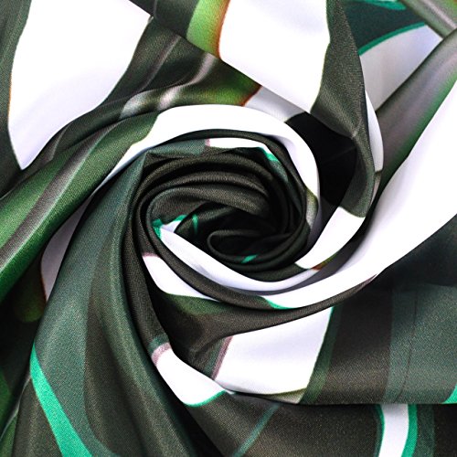 LB Hojas de Palma Verde Cortinas de Baño 240X200CM Bosque Tropical,Follaje Exótico,Hoja Monstera Cortina de la Ducha con Ganchos,Extra Ancho Impermeable Antimoho Poliéster Decoración de Baño