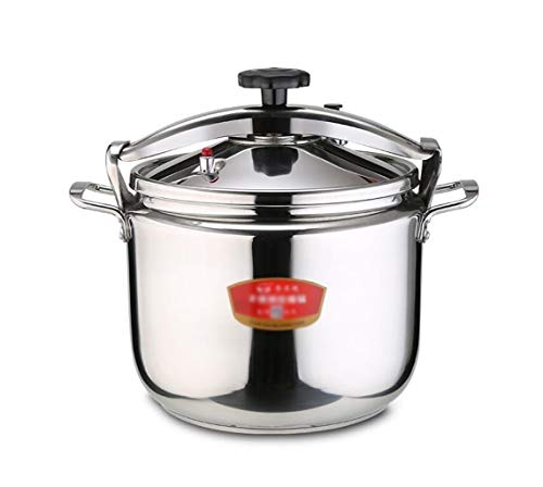 LBJYDGE Olla a presión Comercial 304 de Acero Inoxidable Espesa Olla a presión Cocina de inducción Gas Hotel de Negocios Olla a Prueba de explosión generalmente 15L, 18L, 22L, 33L, 40L, 50L