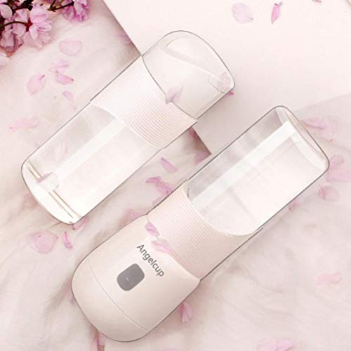 LbojailiAi Exprimidor Mini port¨¢til colorido exprimidor de frutas exprimidor bebida exprimidor taza contenedor - blanco taza individual