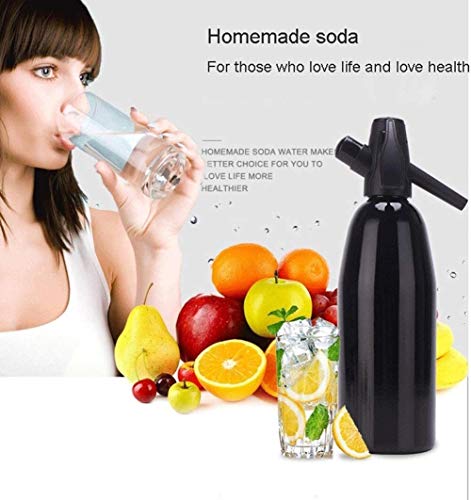 LBSX Manual de Burbuja 1L Soda sifón dispensador de Agua del generador de frío Cóctel Soda Machine Barra de Aluminio de Bricolaje Fabricante de Soda