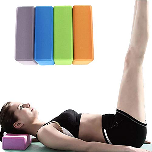 LCK Fitness Training Block Brick Stretching Yoga Block Brick Sports Exercise Fitness Gym Workout Stretching,Purple