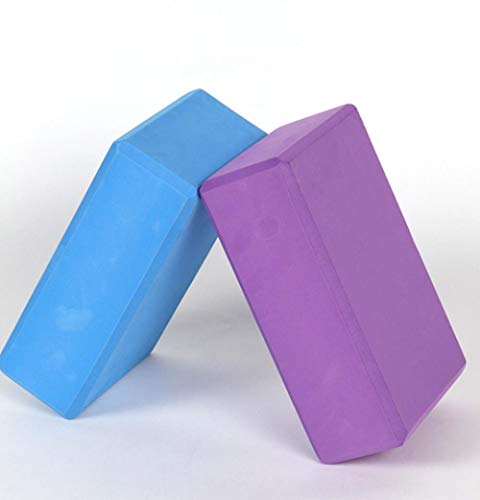 LCK Pilates EVA Yoga Block Brick Sports Exercise Gym Foam Workout Stretching Aid Body Shaping Health Training,J