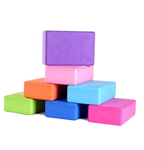 LCK Pilates EVA Yoga Block Brick Sports Exercise Gym Foam Workout Stretching Aid Body Shaping Health Training,J
