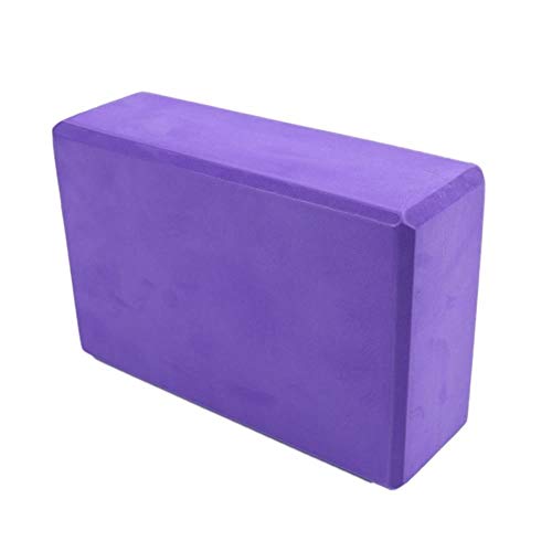 LCK Sports Exercise Gym Foam Yoga Block Brick Workout Stretching Aid Body Shaping Health Training,Purple