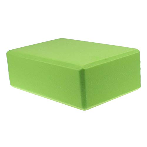 LCK Yoga Block Brick Sports Exercise Fitness Gym Workout Stretching Brick Stretch Gym Fitness,Green
