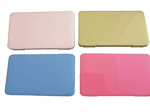 LCQI Porta Mascarillas Caja Estuche Almacenamiento Bolsa Portátil Guardar Plástico (Blanco)