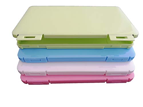 LCQI Porta Mascarillas Caja Estuche Almacenamiento Bolsa Portátil Guardar Plástico (Blanco)