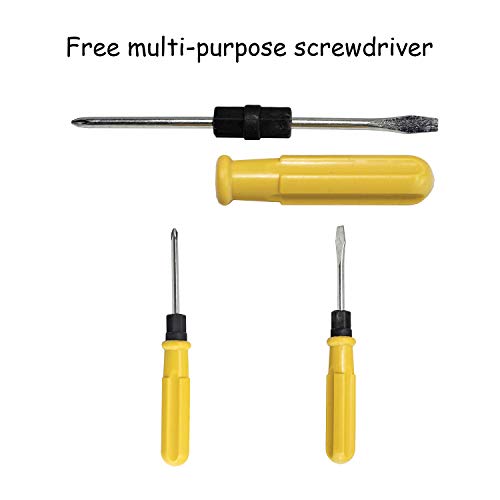 LDS Industry Rasquetas Set, Paint Gum Scraper para ventana, estufa de mango Limpiador horno Azulejo vidrio Parabrisas Herramienta limpieza paredes ,Engomadas Remover SCRP-B 12-1/2'' (32cm)