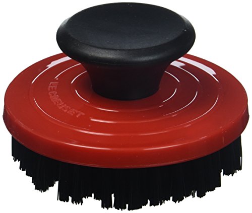Le Creuset Cepillo para Limpiar Parillas, Rojo