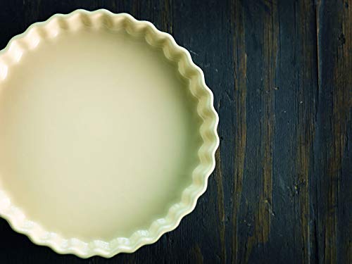 Le Creuset Molde para tartas, diametro 28 cm, Cerámica de gres, Volcánico