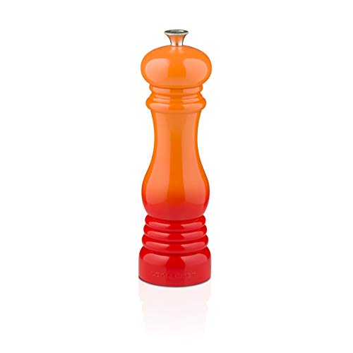 Le Creuset Molinillo de pimienta, Plástico ABS, 6.2 x 6.2 x 20.8 cm, Mecanismo de cerámica, Volcánico
