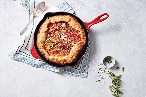 Le Creuset Skillet Evolution de hierro fundido, Redonda, diametro 20 cm, Para todas las fuentes de calor, incluye inducción, Cereza