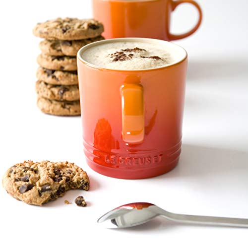 Le Creuset Taza con asa, 350 ml, Cerámica de gres, Altura 12 cm, Volcánico