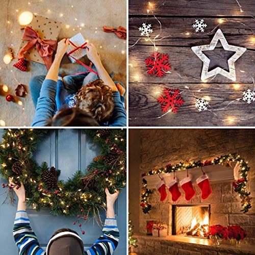 LE Guirnaldas Luces LED 20 LED, Luces de Botella de Vino 4x1m, Blanco Cálido, a Pilas, Decoración de Casa, Boda, Fiestas, Navidad, Jardines etc