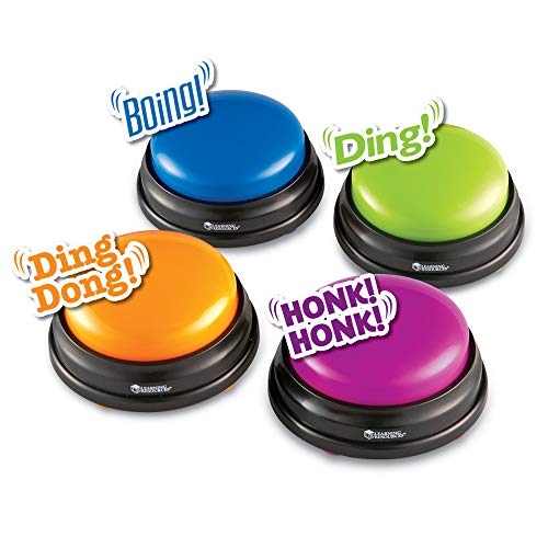 Learning Resources- Botones de Respuesta (Set de 4), Color (LER3774)