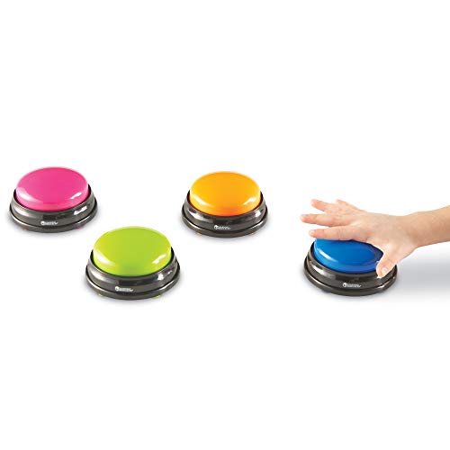 Learning Resources- Botones de Respuesta (Set de 4), Color (LER3774)