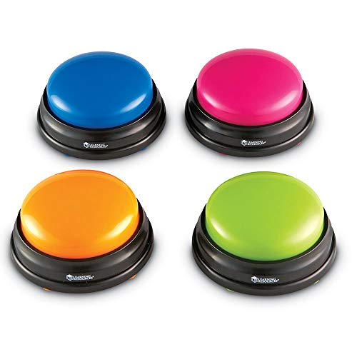 Learning Resources- Botones de Respuesta (Set de 4), Color (LER3774)