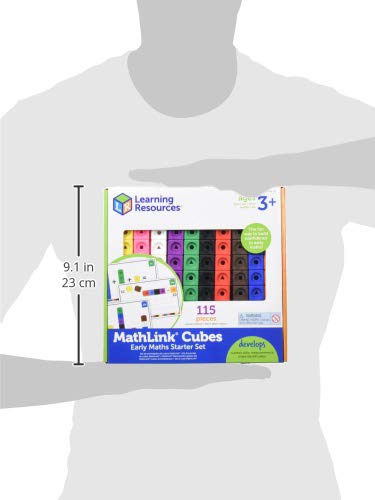 Learning Resources Mathlink Cubes Conjunto de Actividades , color, modelo surtido