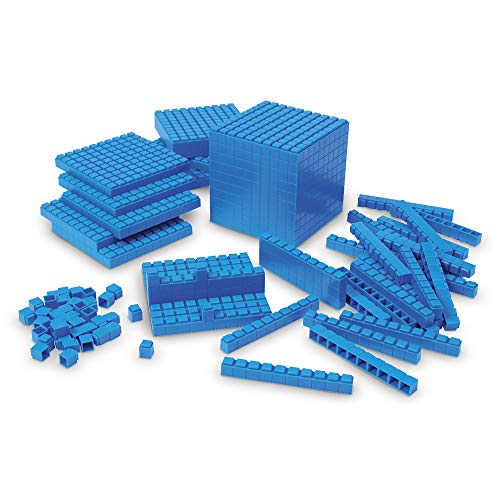 Learning Resources- Set de Base Diez para el Aula con Piezas encajables, Color (LER6358)