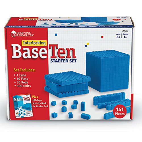 Learning- Set de Base Diez para Principiantes con Piezas encajables Resources, Color (LER6356)