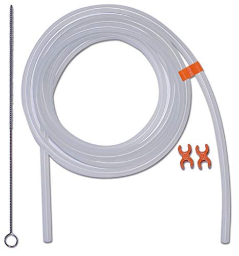 Leche Manguera Kit de repuestos con cepillo de limpieza y clips para cafeteras automáticas compatible con Jura, Siemens, Bosch, Saeco, Melitta