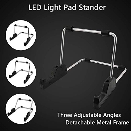 LED Pad para pintura diamante, Jusoney A4 LED Caja de luz de bordado imitación USB LED trazado para artistas Dibujo Sketching Animación Diseño