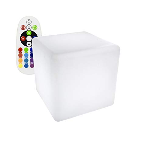 LEDKIA LIGHTING Cubo LED RGBW 40cm Recargable