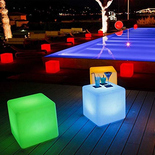 LEDKIA LIGHTING Cubo LED RGBW 40cm Recargable
