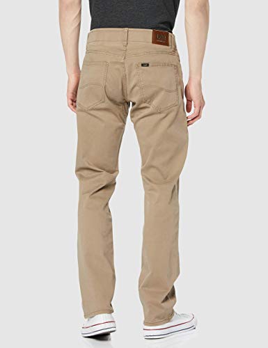 Lee Extreme Motion Straight Pantalones, Cougar, 30W / 30L para Hombre