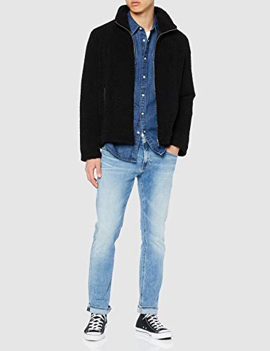 Lee Rider Shirt, Camisa Hombre, Azul (Dipped Blue La), XX-Large