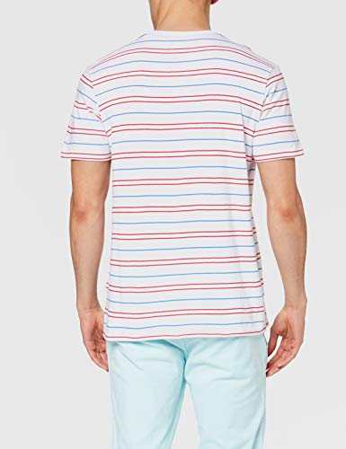 Lee Stripe tee Camiseta, Azul (Dipped Blue La), XX-Large para Hombre