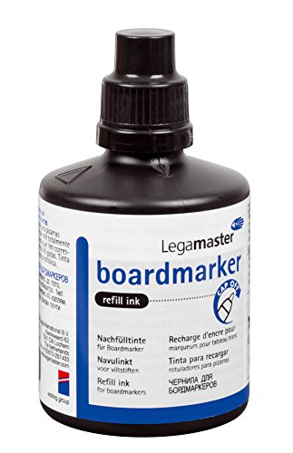 Legamaster 7-119901 - Tinta de relleno para rotuladores de fácil borrado, 100 ml, color negro
