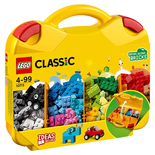 LEGO 10713 Classic Maletín Creativo, Divertidos ladrillos de colores vivos, Juego de construcción para niños