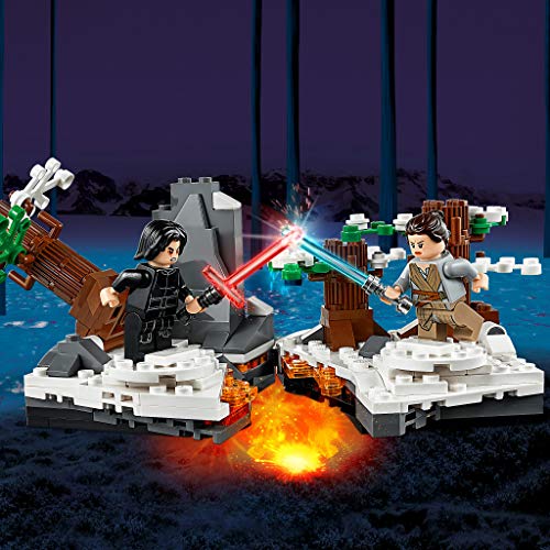LEGO Star Wars - Duelo en la Base Starkiller, Juguete de Aventuras, Combate con los Personajes de La Guerra de las Galaxias, Incluye Minifiguras de Rey y Kylo Ren (75236)