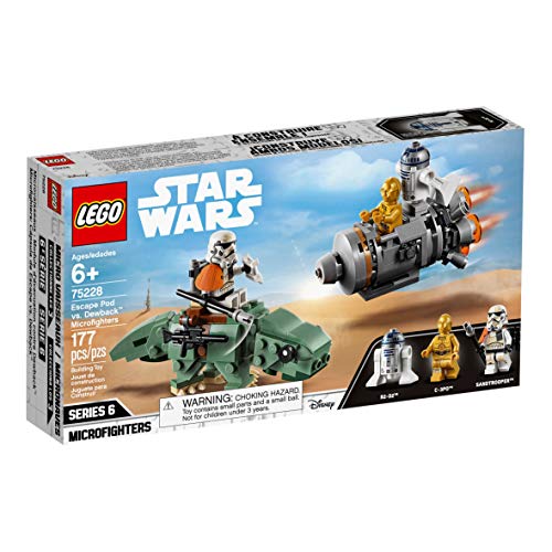 LEGO Star Wars TM Classic Jugutes Miniaturas de Cápsula de Escape vs. Dewback, multicolor (75228)