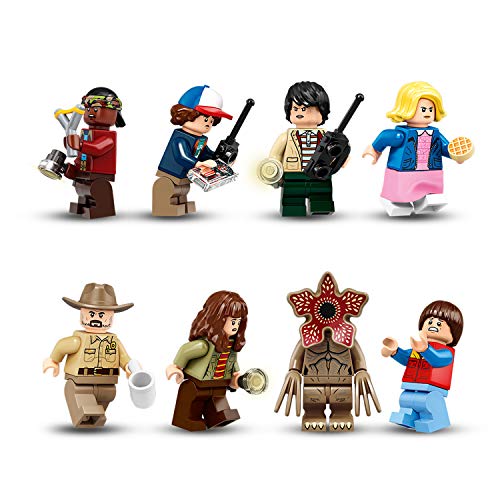 LEGO Stranger Things - Mundo del revés, Set de construcción de la casa de Will, incluye 8 minifiguras de personajes de la serie (75810)