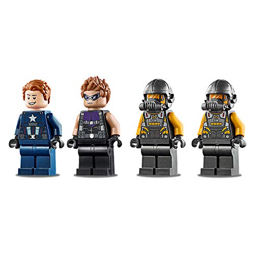 LEGO Super Heroes - Vengadores: Derribo del Camión, Set de Construcción de Aventuras de Superhéroes, Incluye Minifiguras de Capitán América y Ojo de Halcón (76143)