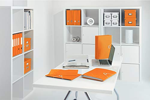 LEITZ 46290044 - Carpeta de proyectos WOW PP lomo 30 mm DIN A4 color naranja metalizado