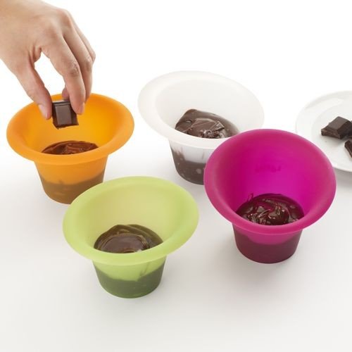 Lékué – Individual – Juego de 4 Minute-Cake, Molde de repostería