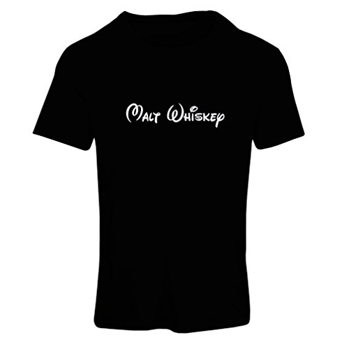 lepni.me Camiseta Mujer Whisky de Malta: Citas Divertidas para Beber, Refranes geniales de Alcohol (XX-Large Negro Blanco)
