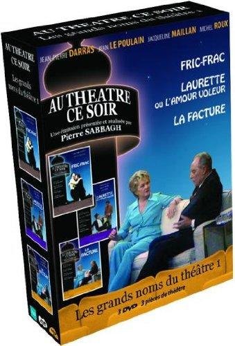 Les Grands noms du théâtre n° 1 - 3 pièces de théâtre : Fric-Frac + Laurette ou l'amour voleur + La facture [Francia] [DVD]