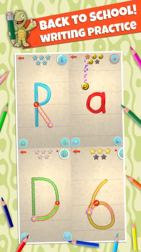 LetraKid – Abecedario para niños. Trazos para aprender escribir letras ABC & 123. Juegos educativos 3+ años