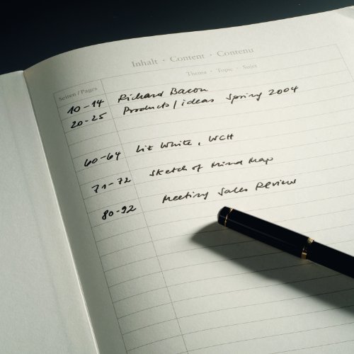 LEUCHTTURM1917 327366 Libreta de notas Master Classic (A4+) tapas duras, 235 páginas numeradas, negro, puntos