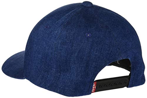 Levi's Mini Sportwear Logo Flexfit Denim Gorra, Azul (Light Blue 13), Talla única (Talla del Fabricante: UN) para Hombre