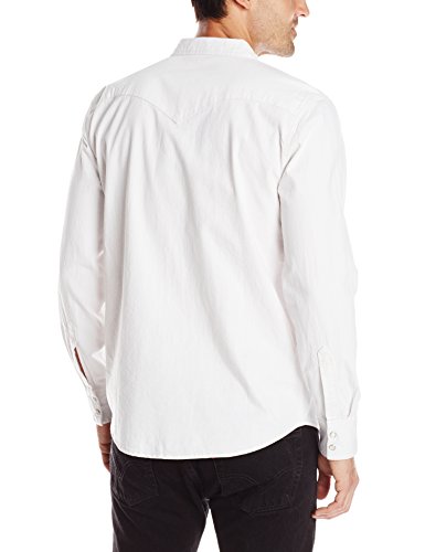 Levi's Standard Barstow - Camisa vaquera para hombre - Blanco - Large