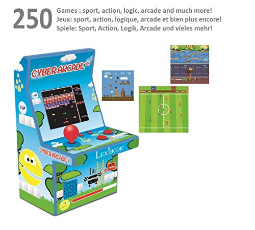 Lexibook JL2950 Consola Cyber Arcade, 300 juegos