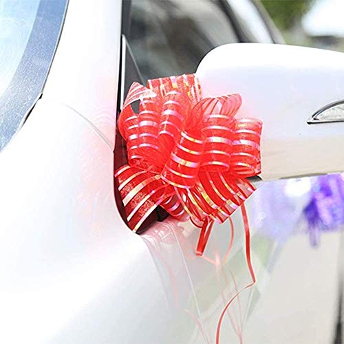 LEZED Lazos para Regalo Grande Arcos para Envolver Regalos Lazos para Tirar para Regalos Lazo de Cinta de Nudo de Regalo para Boda, Regalo, Flores, cestas de decoración 12 Piezas