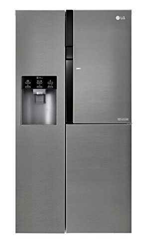 LG GSJ361DIDV Independiente 591L A+ Acero inoxidable nevera puerta lado a lado - Frigorífico side-by-side (Independiente, Acero inoxidable, Puerta americana, LED, Puerta a puerta, Botones, Sensor)