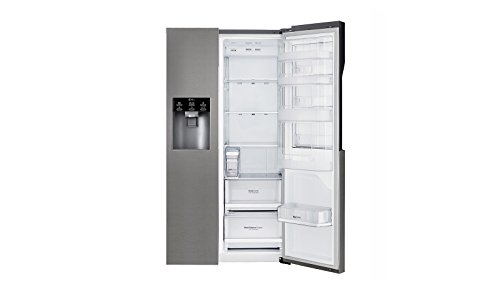 LG GSJ361DIDV Independiente 591L A+ Acero inoxidable nevera puerta lado a lado - Frigorífico side-by-side (Independiente, Acero inoxidable, Puerta americana, LED, Puerta a puerta, Botones, Sensor)
