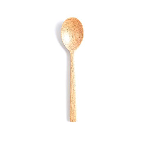 LGGUC6 Cuchara de Madera Natural Arroz Azúcar Sal Cuchara Comestible Cuchara de Madera 10 Piezas